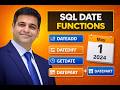 SQL Date Functions Explained (DATEADD, DATEDIFF, GETDATE, DATEPART) – Easy Way