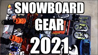 2021 SNOWBOARD GEAR!!!