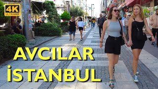 Istanbul Avcilar Walking Tour 4K | Avcılar yürüyüş turu - Marmara Caddesi  | جولة سياحية | 徒步旅行