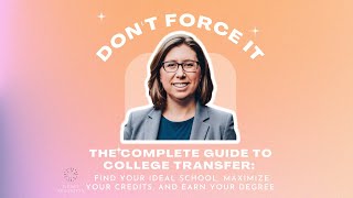 Jamie Smith: The Complete Guide to College Transfer
