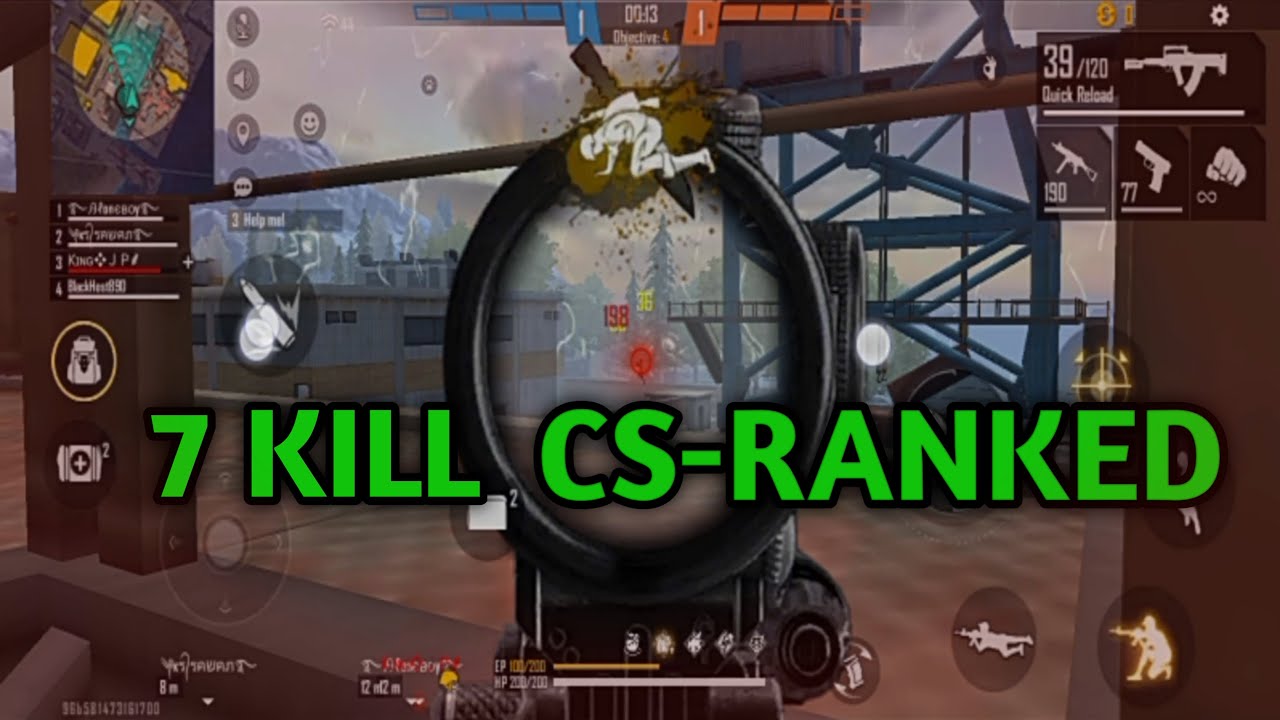 7 Kill Squad Vs Squad Overpower Op Gameplay- Garena Free Fire ...