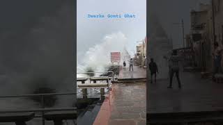 Dwarka Gomti ghat 🌧️🌧️ #dwarika #bhakti