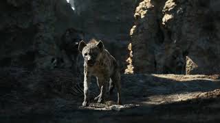 The Lion King (2019): The Elephant graveyard. Mufasa save Simba and Nala