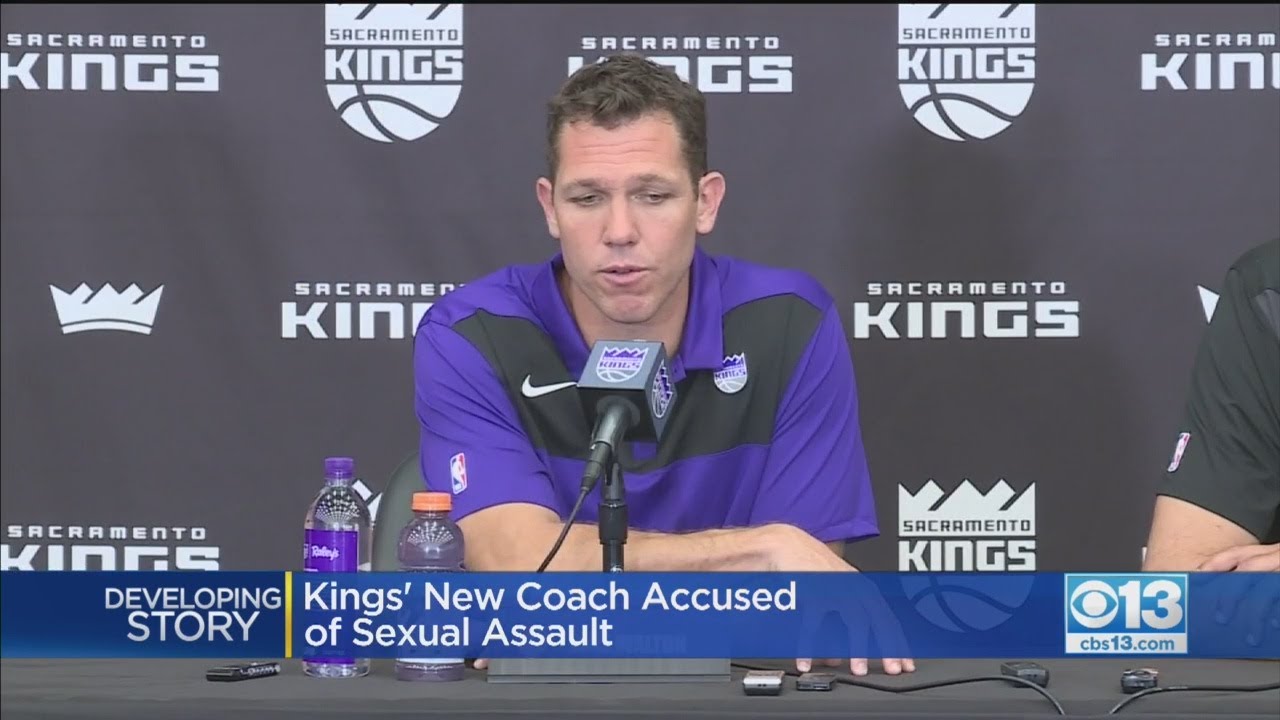 Sacramento Kings' New Coach Luke Walton Accused Of Sexual Assault - YouTube