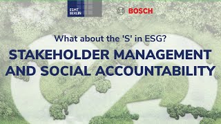 What about the “S” in ESG? Stakeholder management and social accountability