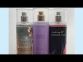 Midnight Pomegranate, Sunrise Woods and Confetti Daydream/Bath and Body Works Fragrance Mists