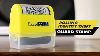 ExcelMark Rolling Identity Theft Guard Stamp