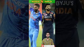 Hardik Pandya VS Ravindra Jadeja Comparison Shorts🔥#shorts #youtubeshorts #shortvideo #cricket