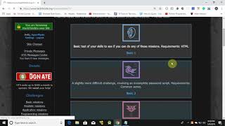 Basic Mission 1(hackthissite.org)