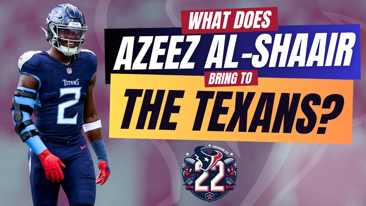 What Does Azeez Al-Shaair Bring To The Houston Texans? - YouTube