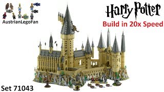 Building Lego Hogwarts Castle in 20x Speed - Set 71043 - Lego Harry Potter