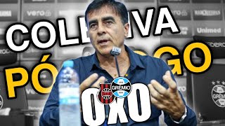 COLETIVA Pós-jogo - BRASIL-PEL 0X0 GRÊMIO - Gustavo Quinteros I AO VIVO