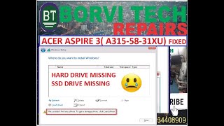 ACER ASPIRE 3 A315-58-31XU We couldn't find any drives