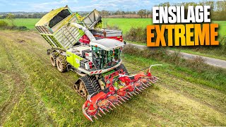 ENSILAGE EN CONDITIONS DIFFICILE EN DEUX SEVRES - CLAAS FIELD SHUTTLE UNIQUE