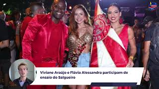 Salgueiro, Viviane Araújo e Flávia Alessandra brilham no ensaio do Salgueiro! #shorts #salgueiro