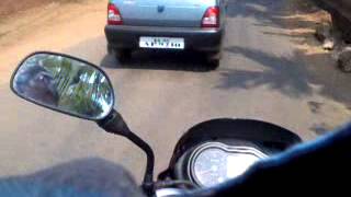 Pulsar 200 top speed 153km/h (funny)