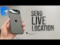 How to Send Live Location iPhone to iPhone (tutorial)