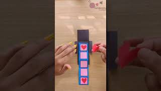 Mini Valentine's day card making | Easy DIY Valentine's day pop up card #satisfactorycreations