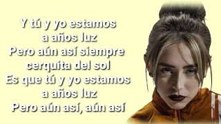 Nicki Nicole - Años Luz (Lyrics)