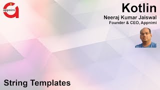 Kotlin | String Templates