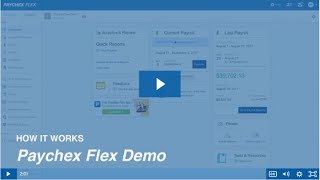 How It Works Paychex Flex Demo