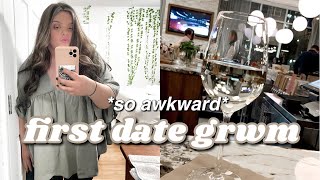 get ready with me for a first date with a boy!! *it was so awkward*