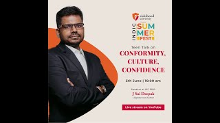 Teen Talk on Conformity, Culture, and Confidence By J Sai Deepak