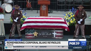 Corporal Blake Reynolds Service