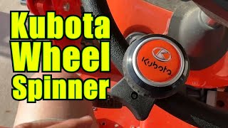 Kubota Wheel Spinner: Unboxing and Effortless Installation Guide!