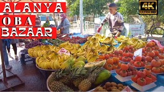 ALANYA OBA BAZAAR PRİCES ! ALANYA WALKİNG TOUR ANTALYA TURKISH BAZAAR ! istanbul grand bazaar