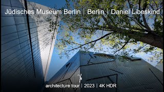Jüdisches Museum | Berlin | Daniel Libeskind | Modern architecture tour - walking tour | 4K HDR