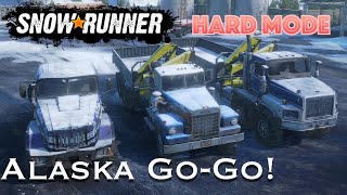 SnowRunner Hard Mode [S02E01] NEW SEASON! Alaska here we come!