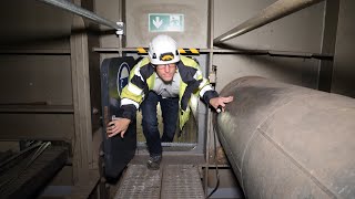 Düsseldorfer Brückenfamilie: Die Oberkasseler Brücke von innen