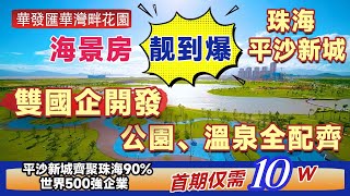 灣區至筍藍籌盤！10W買珠海海景房 實拍景觀靚到爆！港人度假養老首選！雙國企聯袂打造，平沙新城又一火爆新盤！