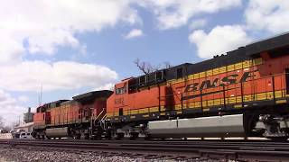 K123a Horn on BNSF 4076 West in Coal City, IL 4/15/20