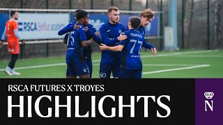 Highlights U23:  RSCA Futures - Troyes | 2022-2023