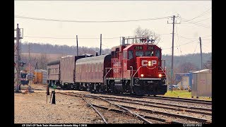 RAILREEL ALL RED CN CP ACTION Woodstock Ontario May 1 2018