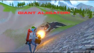 killing THE GIANT ALLIGATOR! Amazing frog?