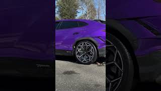 Modded Lamborghini with tints