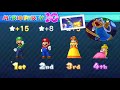 Mario Party 10 - Luigi vs Mario vs Peach vs Daisy - Haunted Trail