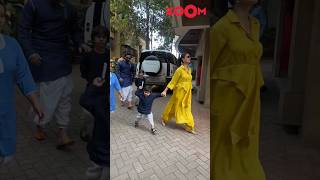 Kareena Kapoor Khan GRABS Jeh Ali Khan's hand \u0026 walks away as he tells paps to \