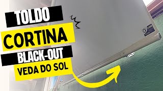 TOLDO CORTINA LONA BLACK-OUT #gtoldossjc #lona #sjc #toldocortina #toldos #toldo #retrátil