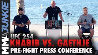 UFC 254 press conference: Khabib Nurmagomedov vs. Justin Gaethje