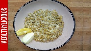 Φακές Μουτζιέτρα - Cyprus Lentils with rice | Healthylicious