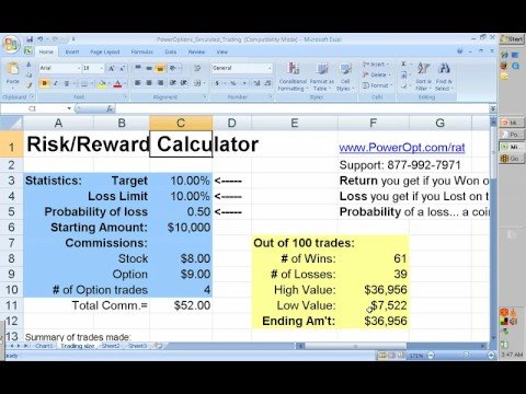 Risk Reward Calculator - YouTube