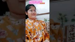 When you make your mother April fool||shorts ||comedy |Singh||#SinghAradhya||🤣🤣Pls support me ||