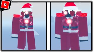 How to get JOLLY DELIVERY BADGE + SANTA CAMERA MORPH in SUPREME TITANS RP - Roblox