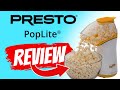 Presto Poplite Review - Air Popped Popcorn