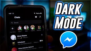 HOW TO ENABLE DARK MODE ON MESSENGER IN 20 SECONDS! (Works on ANY device)