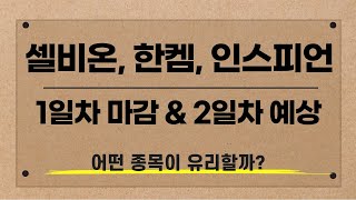 [공모주] 셀비온, 인스피언, 한켐 1일차 마감 데이터 \u0026 2일차 예상